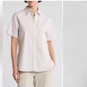 Vince Camp Shirt Women's size XS button down collar shirt 100% cotton